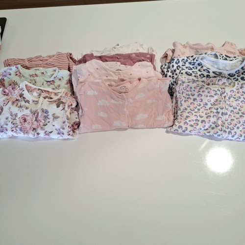 Set of 10 Next baby bodysuits 9–18 months used