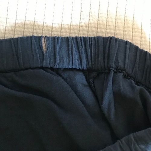 Cotton pants Large unisex like new, dark blue with deep pockets