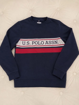 U.S. Polo Assn. navy blue sweatshirt size 14 like new