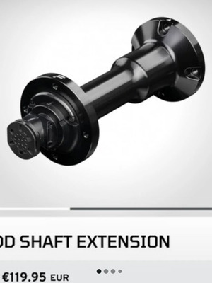 Fanatec DD shaft extension like new for PS5 and PC