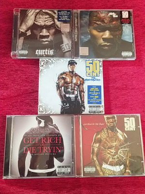 50 Cent 5 CDs like new, hip-hop