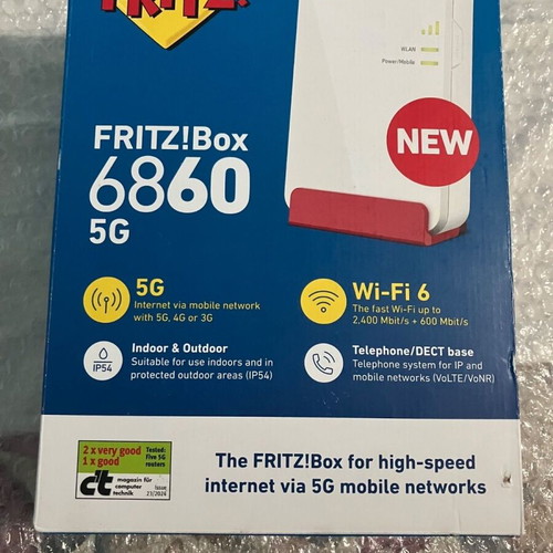 AVM FRITZ!Box 6860 5G Router Wi-Fi 6