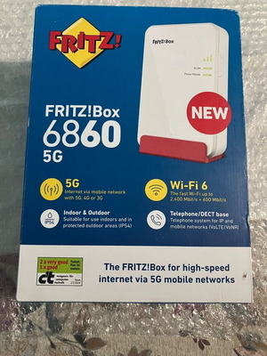 AVM FRITZ!Box 6860 5G Router Wi-Fi 6
