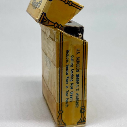 Camel collectible lighter used in cigarette pack shape