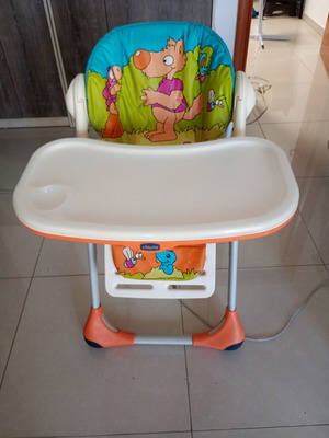 Chicco Polly 2 Start high chair used, adjustable and foldable