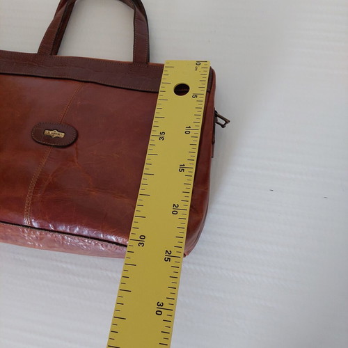 El Campero vintage leather shoulder bag brown like new
