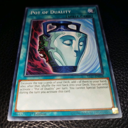 Yugioh Pot of Duality 2 cards pack used
