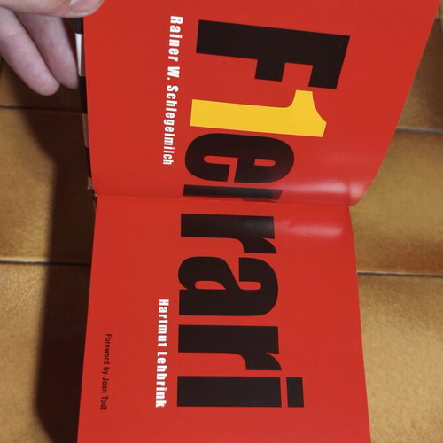 F1errari book like new, English