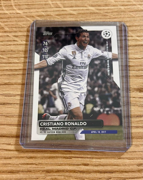 Κάρτα Cristiano Ronaldo Real Madrid Historic Hat-Trick Topps 2024