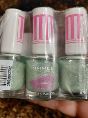 Rimmel nail polish set new, pack of three