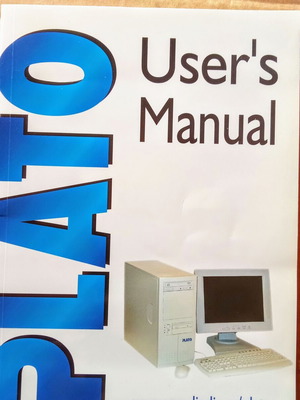 Users Manual Plato PC used, vintage 1999/02