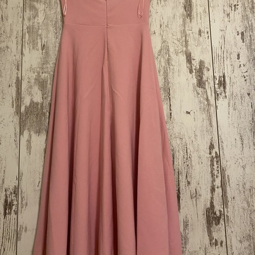 Strapless Pink Maxi Dress EU 36, like new