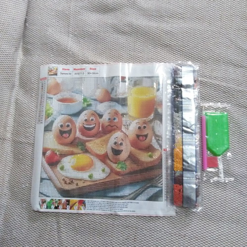Diamond painting kit 30×30 cm new with all materials