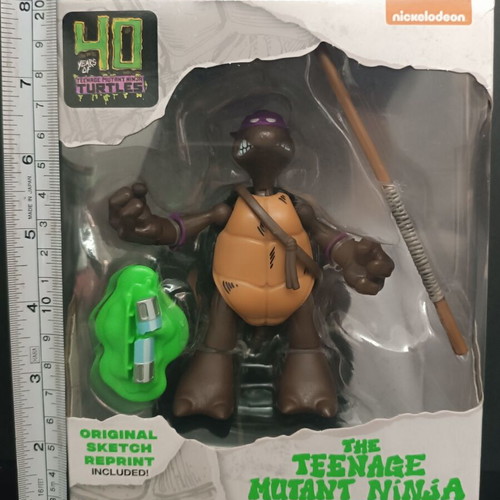 Playmates Teenage Mutant Ninja Turtles Donatello Original Sketch figure new