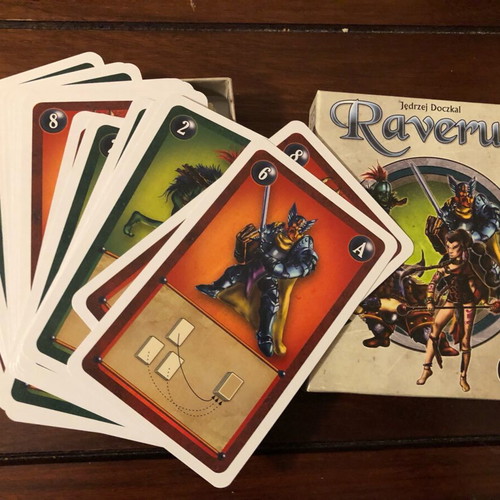 Raverun card game board new