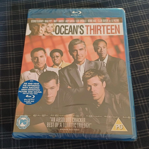 Ocean's Thirteen Blu-Ray new, comedy action adventure crime