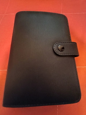 Organizer σημειωματάριο μαύρο, αχρησιμοποίητο