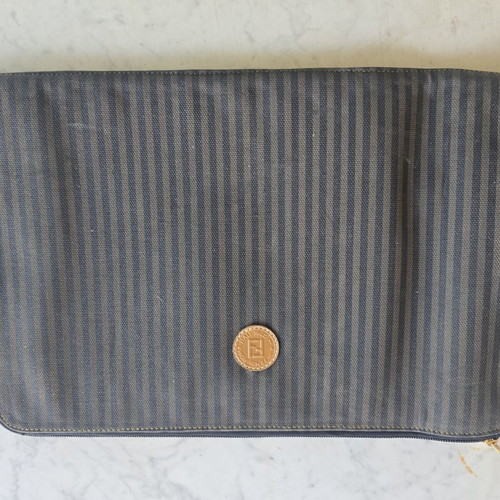 Fendi vintage handheld bag used, grey