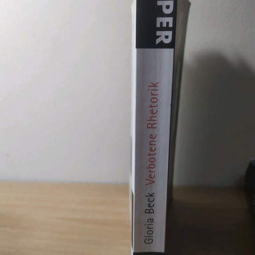 Book Verbotene rhetorik Gloria Beck in German like new