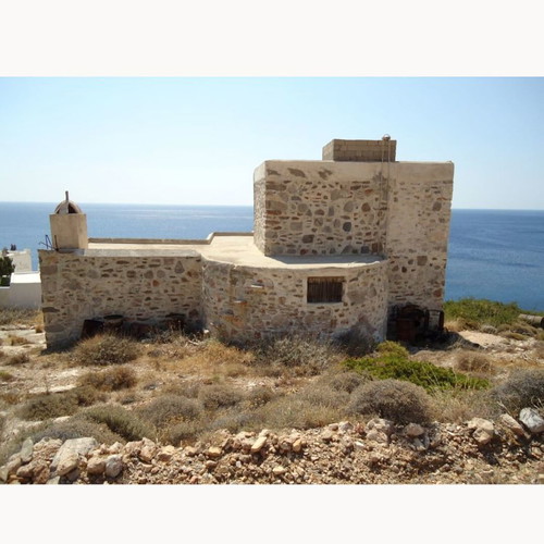 Stone Detached House in Sikinos Cyclades with Sea View