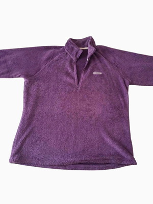 Craghoppers purple fleece sweater, vintage outdoor