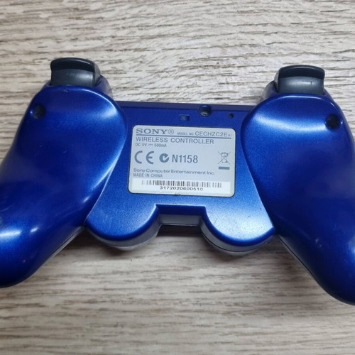 Sony Dualshock 3 Sixaxis χειριστήριο μεταλλικό μπλε σαν καινούργιο