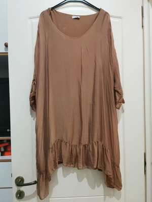 BEIGE AIRY DRESS