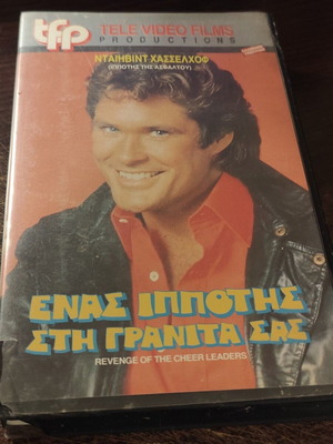 Βιντεοκασέτα Ένας Ιππότης στη Γρανίτα Σας μεταχειρισμένη, κωμωδία με Ντέιβιντ Χάσελχοφ