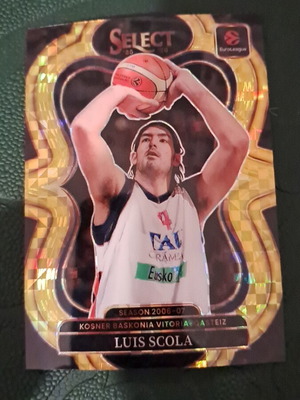 Panini Select Euroleague Luis Scola Mezzanine card new