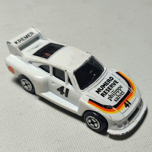 Corgi Porsche Kremer LeMans 1:64 toy car used, some marks