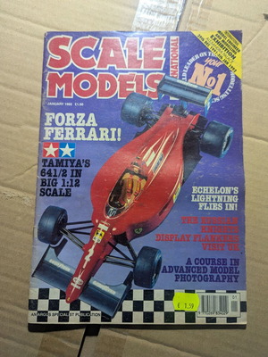 Scale Models magazine January 1992 like new