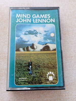 John Lennon Mind Games cassette tape like new, vintage Saudi Arabia bootleg