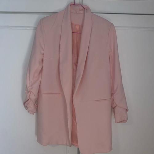 Blazer medium in soft pink with 3/4 sleeves used