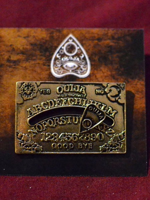 Ouija metal pin new