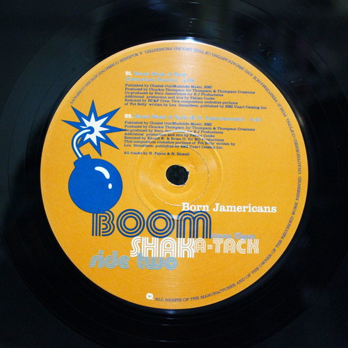Born Jamericans Boom Shak A-Tack 12" vinyl single used, reggae