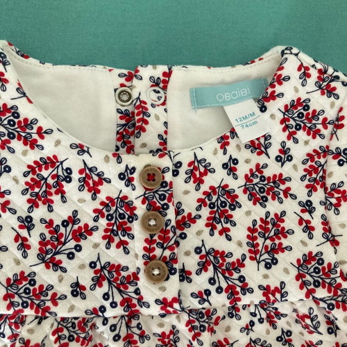 Obaibi dress for 12 months, warm fabric