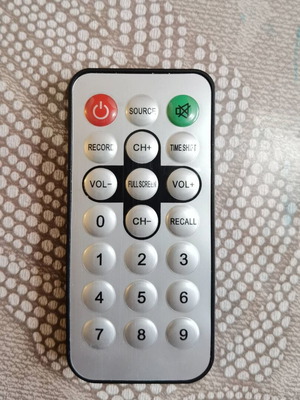 Remote control for digital terrestrial TV like new