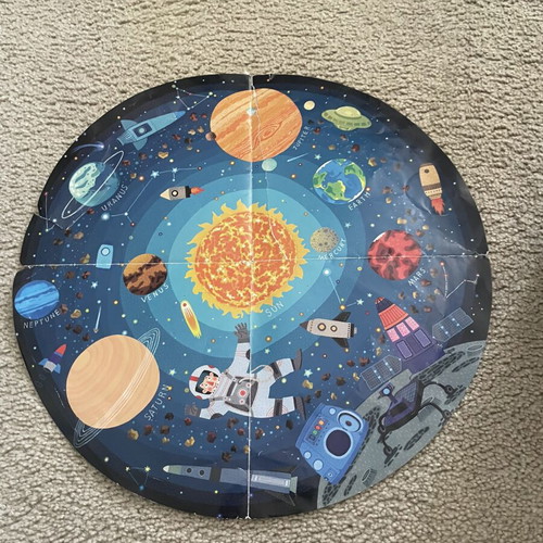 MiDeer Educational Puzzle 150 Pieces Like New, Space Theme