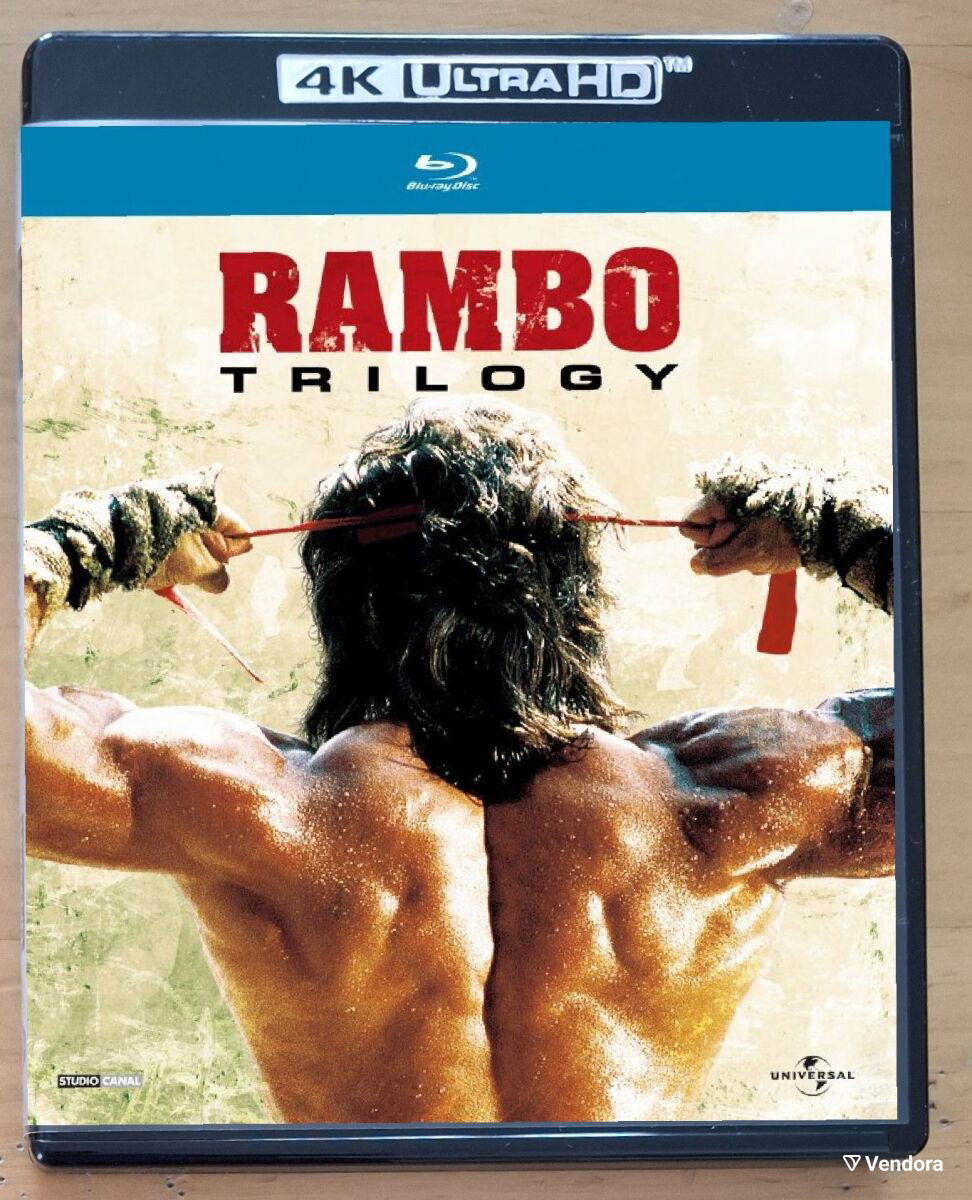 Okapi Rambo Ultra Rambo τριλογία 4K Ultra HD Blu-ray σετ… - € 49,00 - Vendora.gr