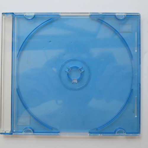 CD/DVD slim case single blue new