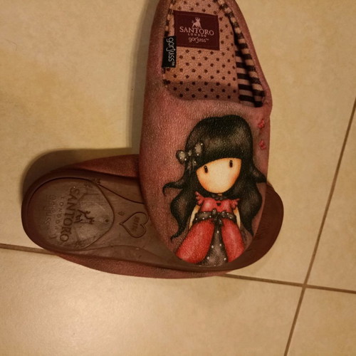 Santoro Gorjuss slippers for girls size 35-36 used, authentic