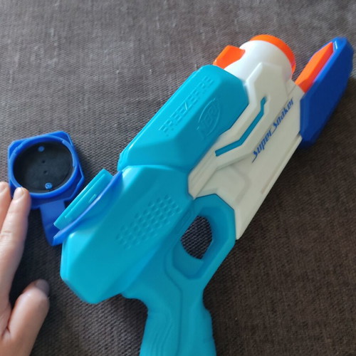 Nerf Freezefire water gun used, single barrel, 30 cm