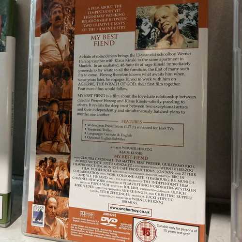 Klaus Kinski DVD collection, like new, 3 movies with English subtitles