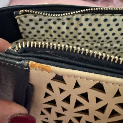 Pauls Boutique shoulder bag used, beige and blue