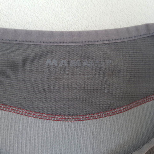 Mammut men's sports hiking T-shirt size L, gray