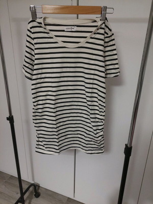 Sinsay maternity set with leggings and striped top like new, size M