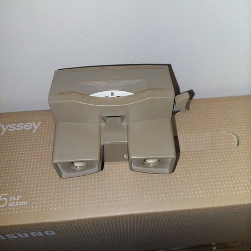 View-Master Model L vintage device used with 9 reels and built-in light