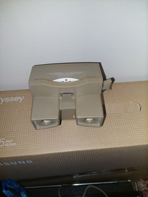 View-Master Model L vintage device used with 9 reels and built-in light