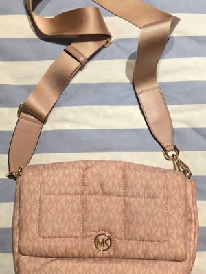 Michael Kors crossbody bag like new, beige and pink