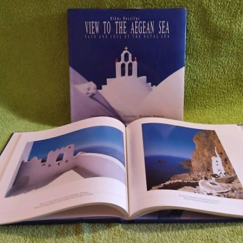 View To The Aegean Sea 1st edition book like new, bilingual